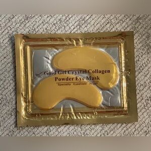 Gold Gel Crystal Collagen Powder Eye Mask - Gold